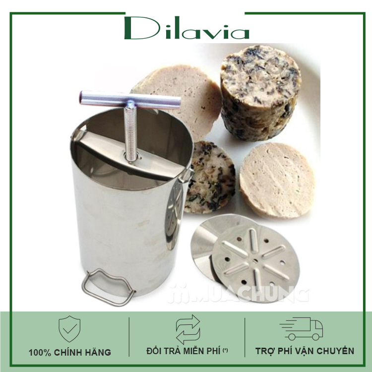 Khuôn Làm Giò Xào Inox Loại 1kg - 2Kg Khuôn Làm Giò Lụa Ép Giò Thủ, Khuôn Bó Giò Chả Đa Năng