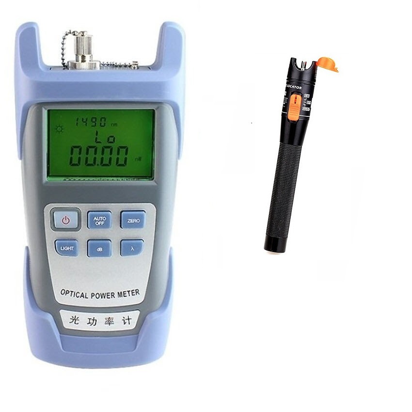 Máy đo công xuất quang DXP-40D đo suy hao cáp quang tặng bút dò lỗi sợi quang 10km