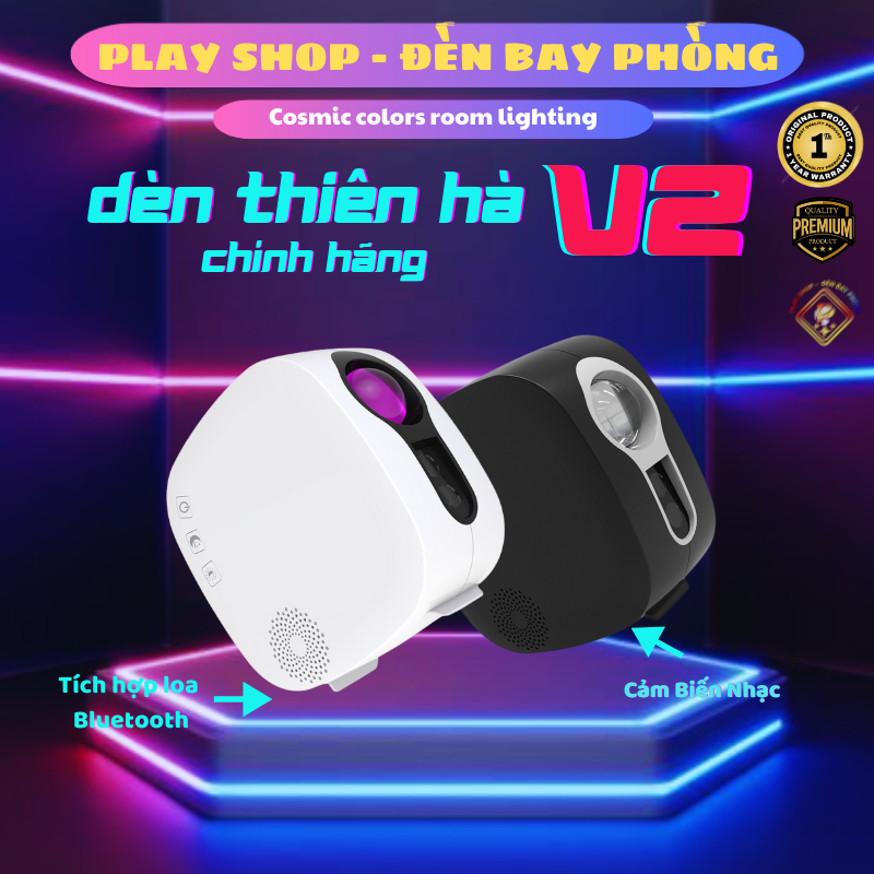 Đèn Ngân Hà Thiên Hà V2 Kết Nối Bluetooth 7 Màu Dùng Cho Phòng Karaoke Phòng Bay, Bar...