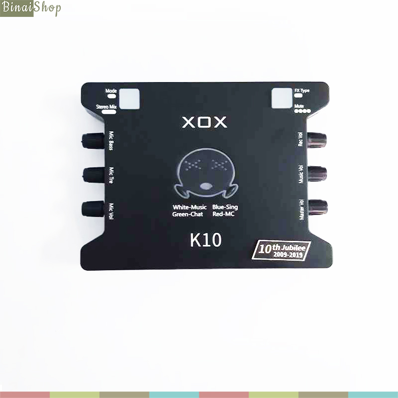 Sound card hát karaoke online xox k10 10th jubilee