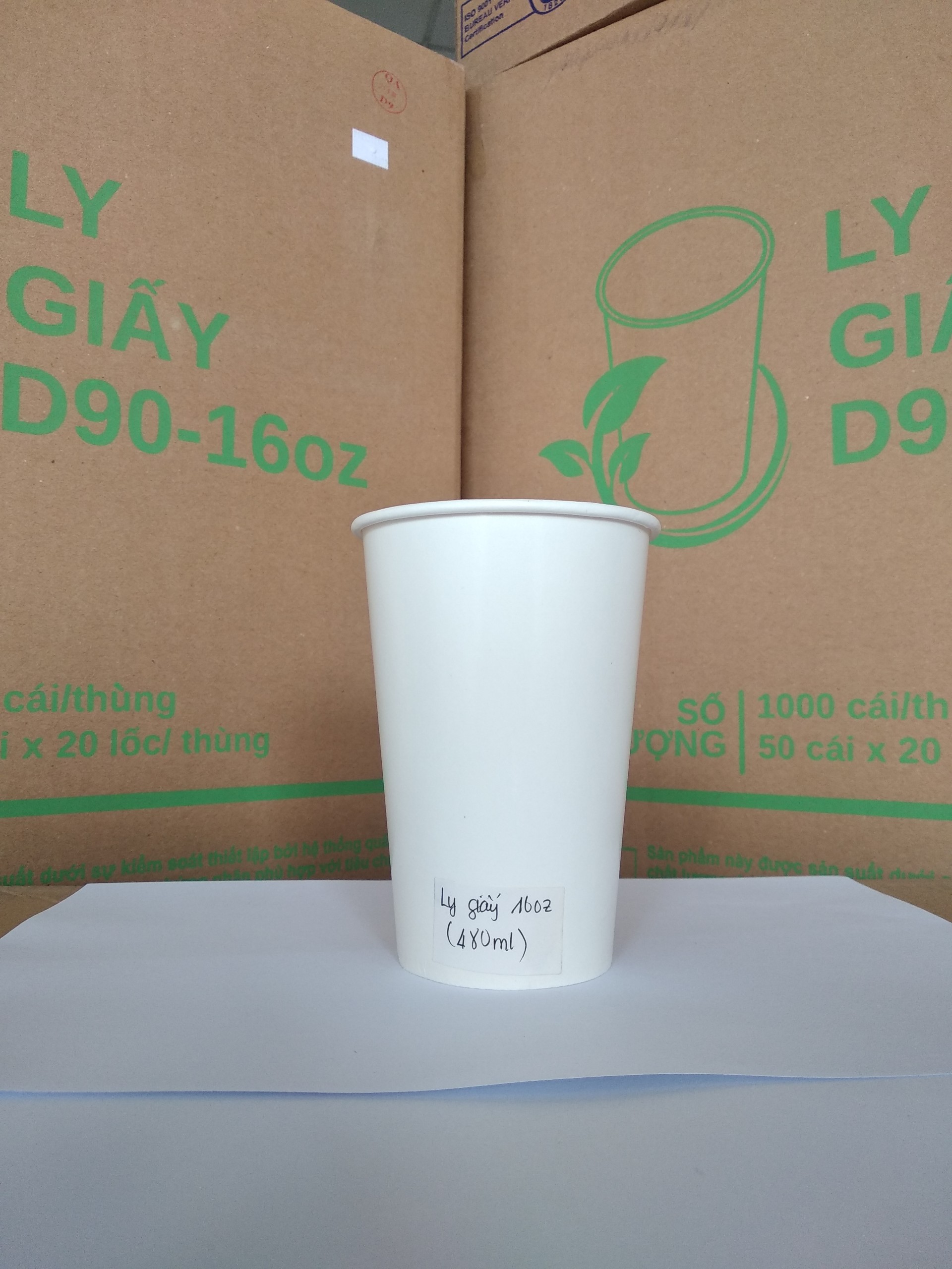 50 ly giấy d90 - 16oz sử dụng được nóng & lạnh