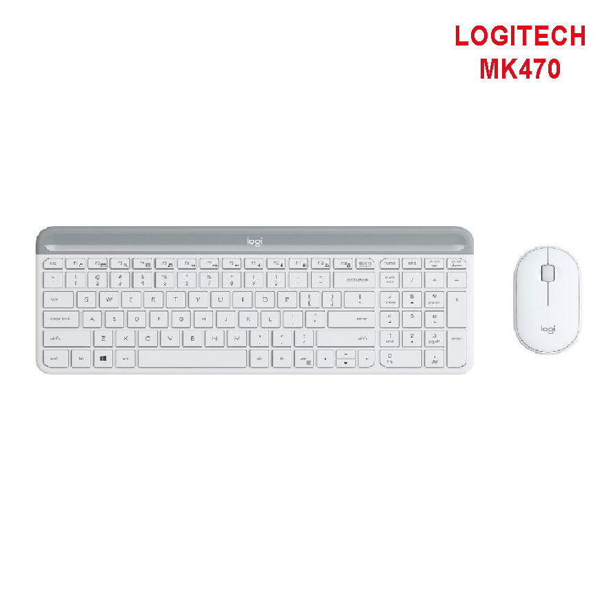 Combo Bàn Phím + Chuột Không Dây LOGITECH MK470 Hàng Chính Hãng