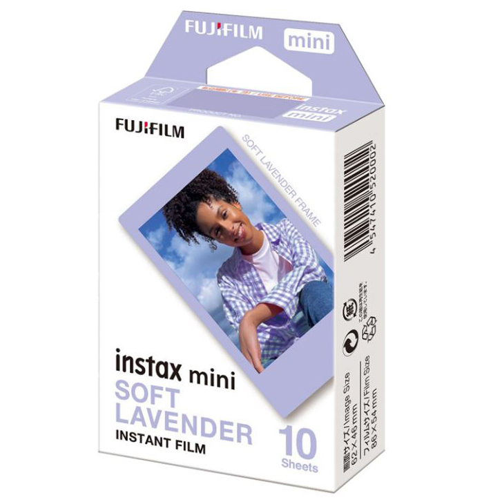 Film Fujifilm Instax Mini Soft Lavender dành cho máy ảnh chụp lấy ngay