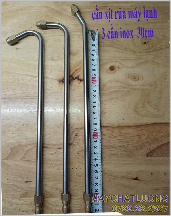 Cần béc xịt rửa xe dài 30cm , vệ sinh máy lạnh , máy giặt 45 - 90 - 120 độ xịt dạng quạt , rửa máy lạnh