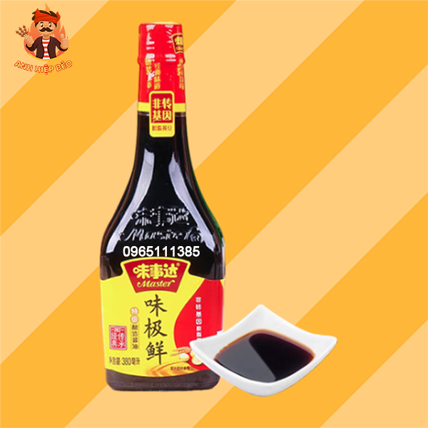 Xì dầu Master 380ml Anh Hiệp Béo
