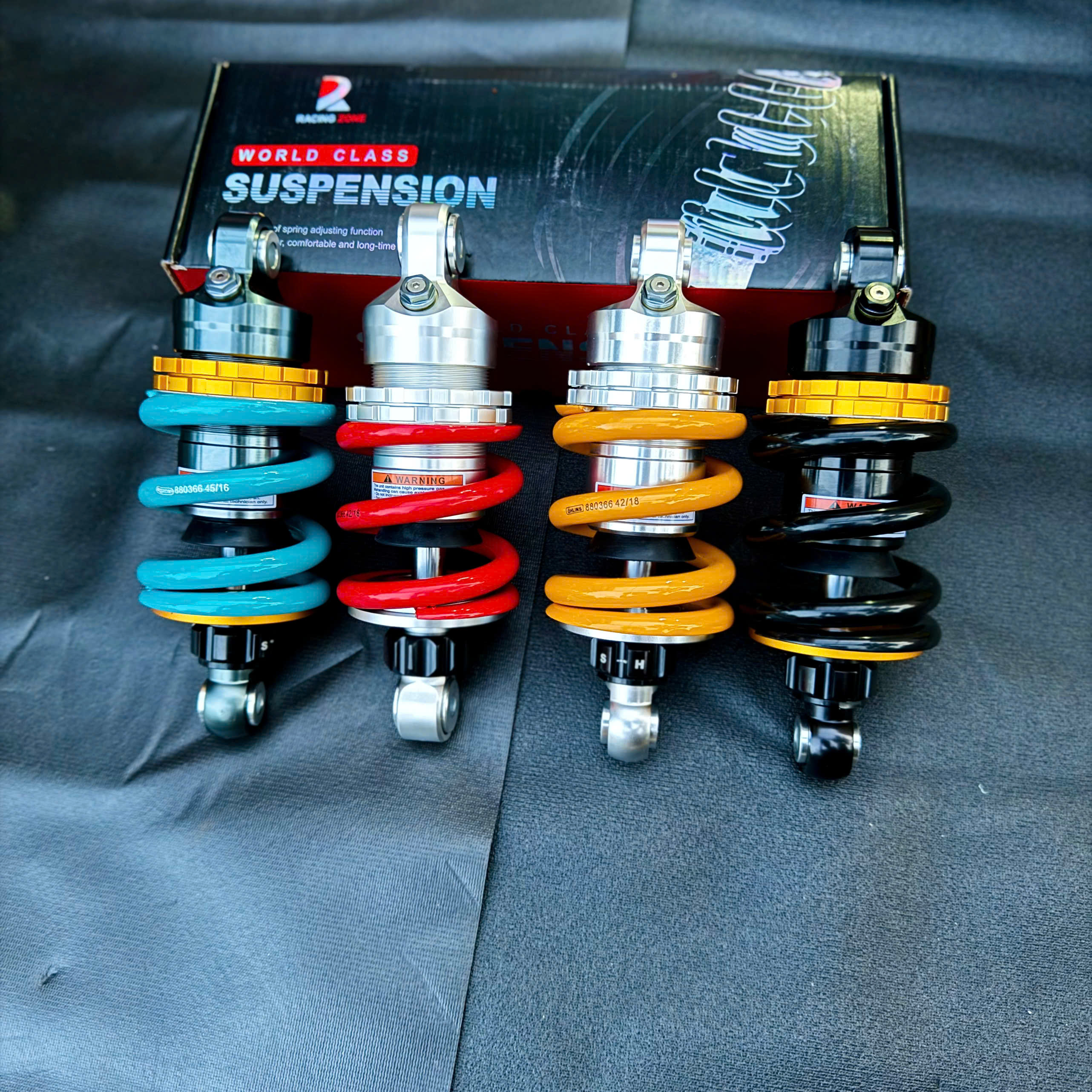 Phuộc sau Exciter 135 150 không bình dầu chính hãng Race Zone