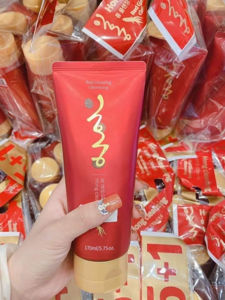 SỮA RỬA MẶT HỒNG SÂM HONG CLEANSING 170ML NỘI ĐỊA HÀN QUỐC