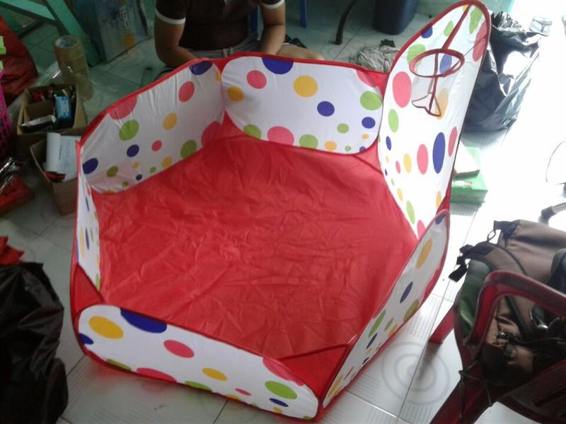 Nhà banh cho bé kèm 100 banh