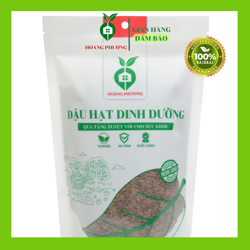 Hạt lanh ủ tóc canada 500g - hạt dinh dưỡng hoàng phương