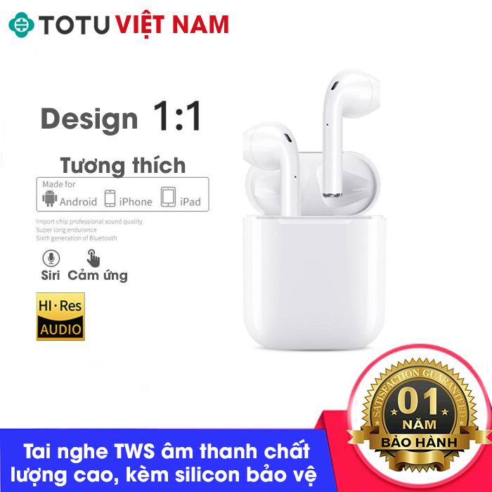 Tai nghe nhét tai không dây hoàn toàn phiên bản cao cấp âm thanh Hires sạc không dây TOTUDESIGN TWS Wireless bluetooth 5.0, kháng nước IPX4
