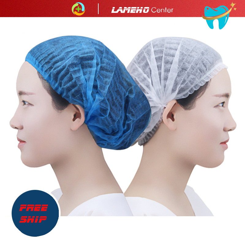 Mũ chùm đầu y tế, nón còn sâu chùm đầu, mũ y tế, chất liệu giầy dặn dùng cho y tế , Spa DN20