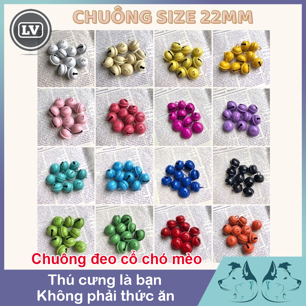 Ảnh thật - Chuông đeo cổ cho chó mèo thú cưng