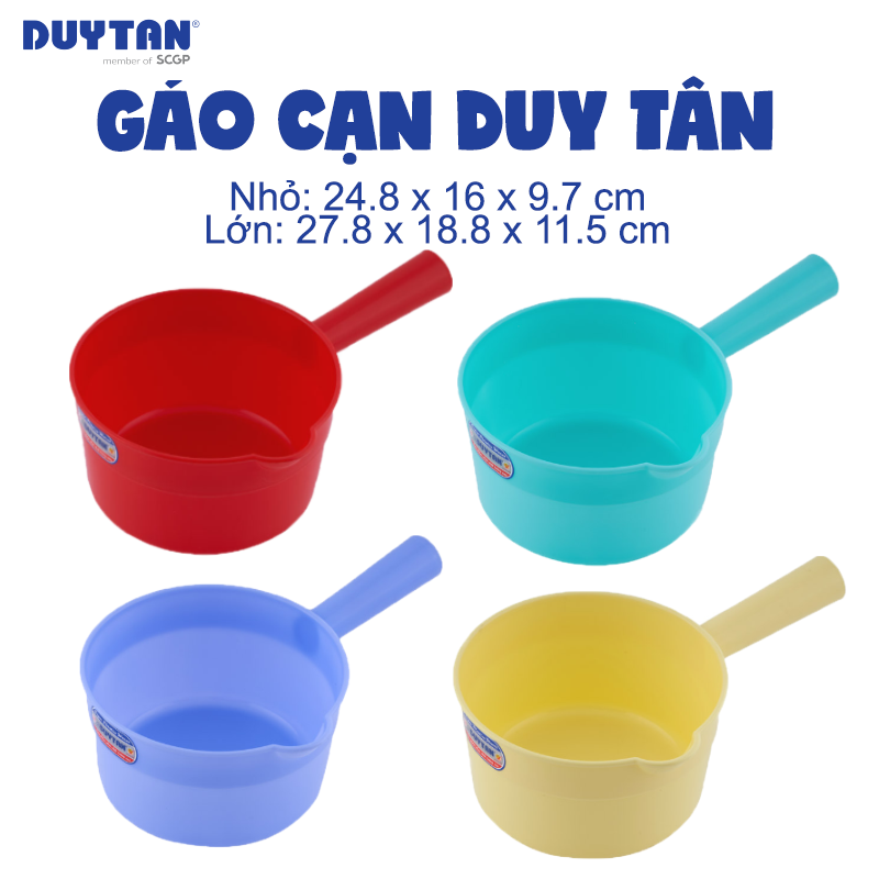 Gáo cạn duy tân, gáo múc nước duy tân, được làm từ chất liệu nhựa pp chịu nhiệt tốt, an toàn cho sức khỏe