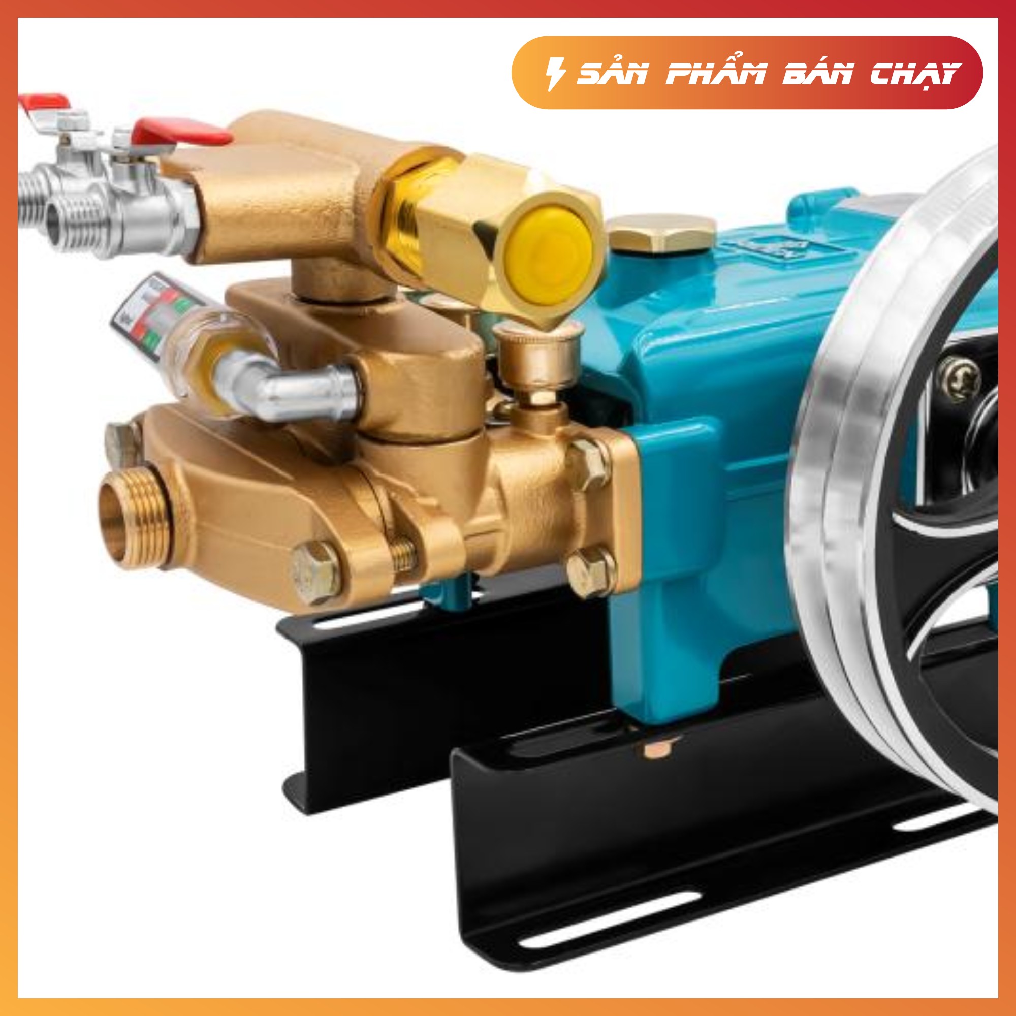 Đầu phun xịt áp lực tự động,đầu xịt rửa xe,piston inox 30,2hp,hiệu riden rd-a30at