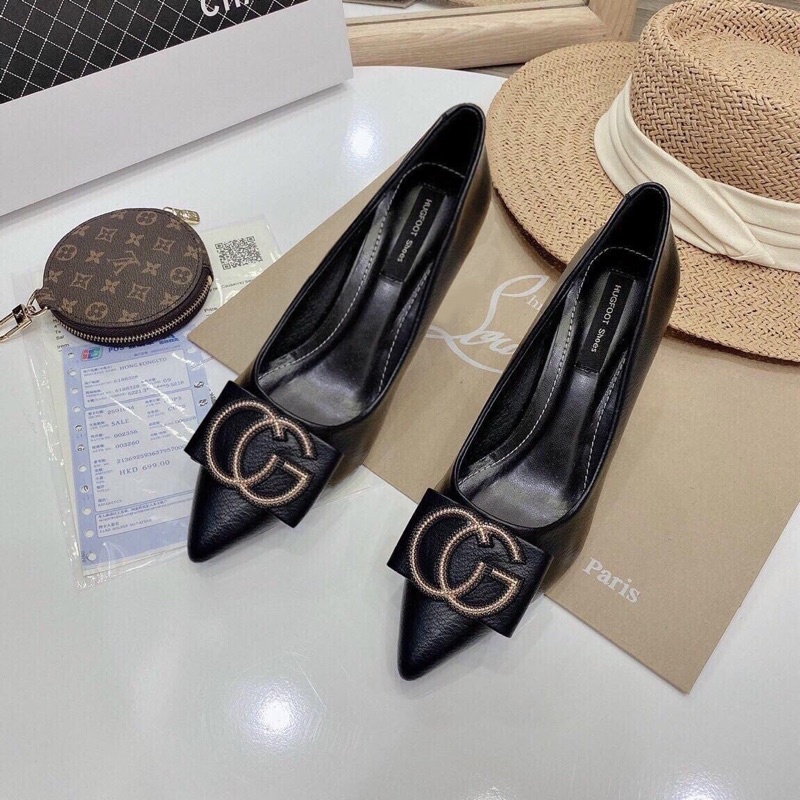 Giày cao gót nữ mũi nhọn 7cm da mềm hàng loại 1_Ngọc Hà Shoes
