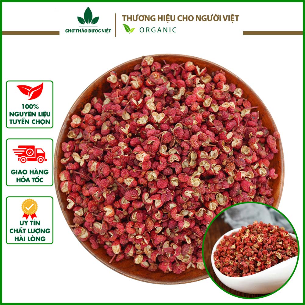 Xuyên tiêu đỏ 500g, hoa tiêu tứ xuyên, cay, thơm, gia vị tẩm ướp món ăn, lẩu tứ xuyên chuẩn vị