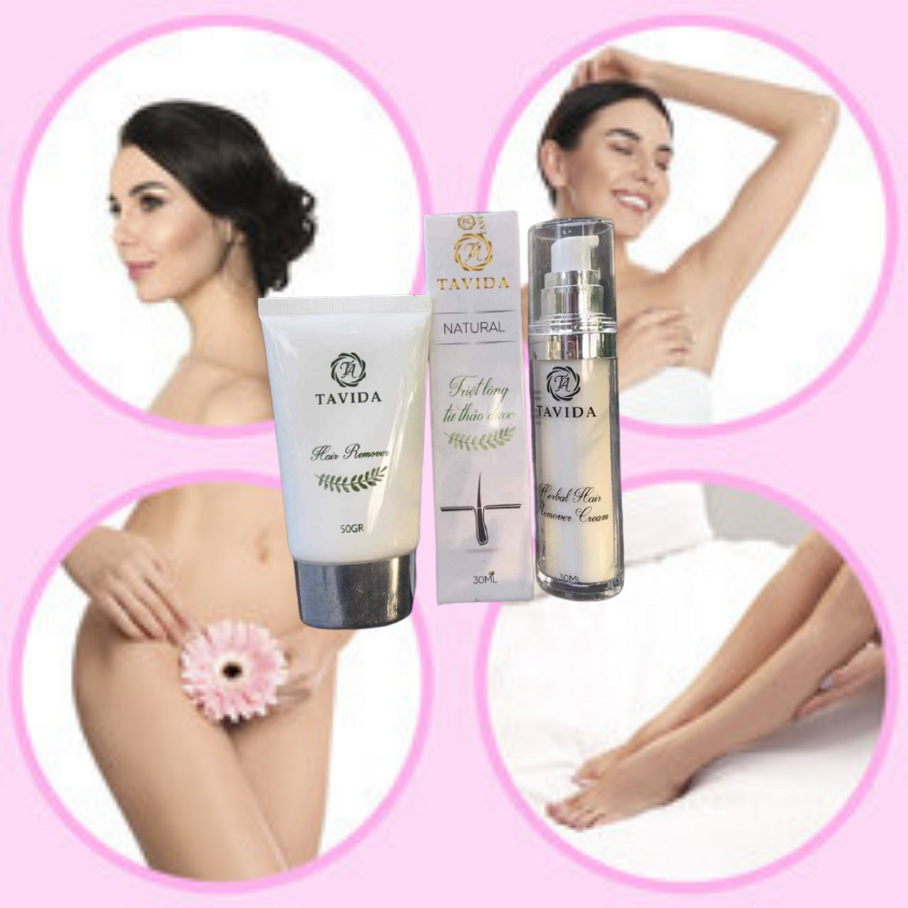 [Che Tên Khi Giao] COMBO Triệt Lông Vĩnh Viễn TAVIDA Chiết Xuất 100% Thảo Dược Từ Công Nghệ Mỹ. Triệt Sạch Lông Bikini-Vùng Kín, Lông Nách-Lông Tay Chân,...