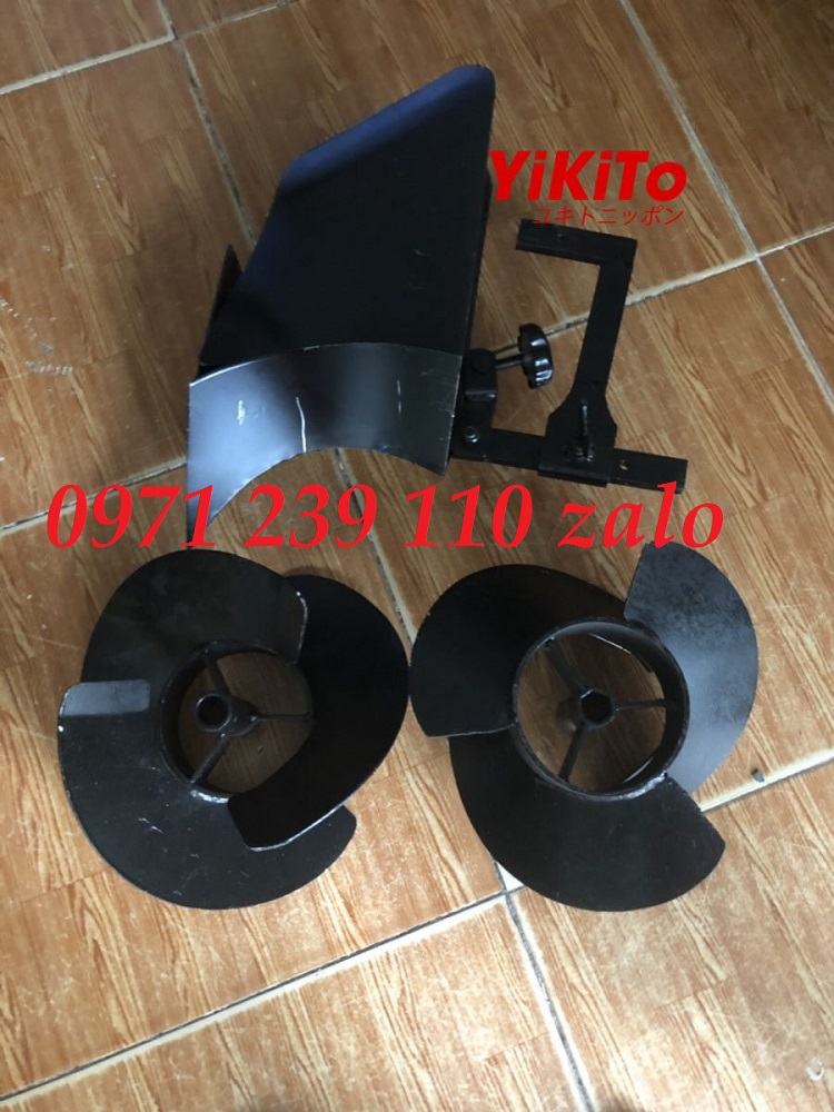 Bộ lên luống,tạo rãnh lắp máy xới đất mini đa năng như trâu vàng,honda,kama,kamasuki....