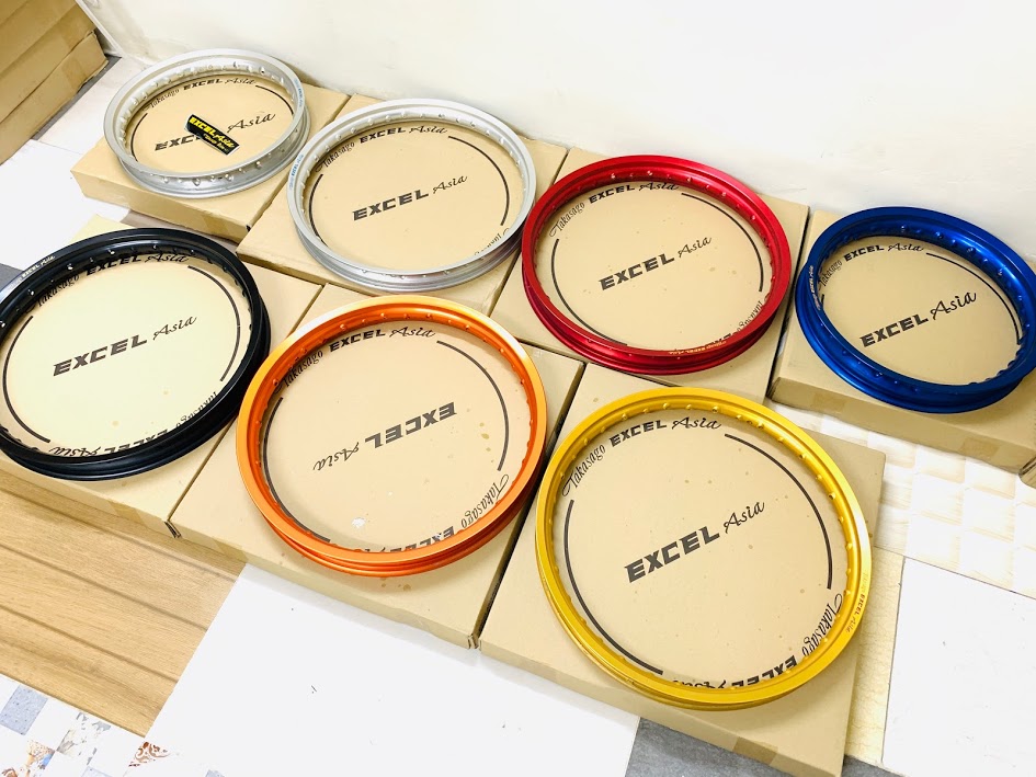 Cặp Niền nhôm Excel Asia chính hãng size 1.4 1.6 " đủ màu "