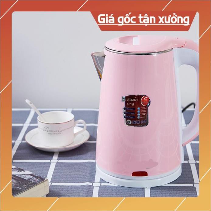 Siêu sale - Ấm đun siêu tốc Thái Lan-Bình đun nước Thái Lan sang trọng cách nhiệt an toàn-Ấm đun siêu tốc 2,5l cao cấp