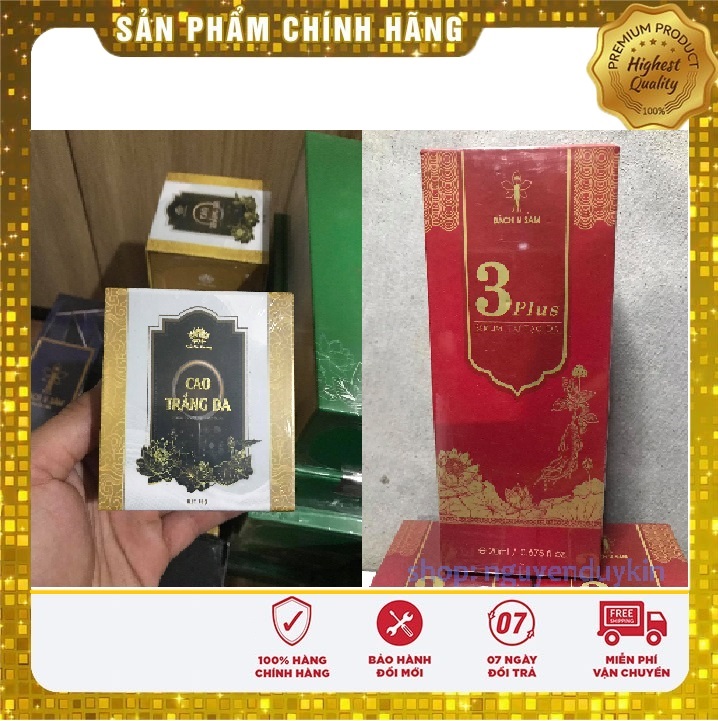 [Sẵn hàng] Combo hết nám tàn nhang tận gốc ( Bạch Linh Bách Y Sâm 03 + Cao trắng)