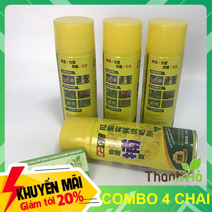 4 chai - thuốc dẫn dụ diệt ruồi vàng t72.3