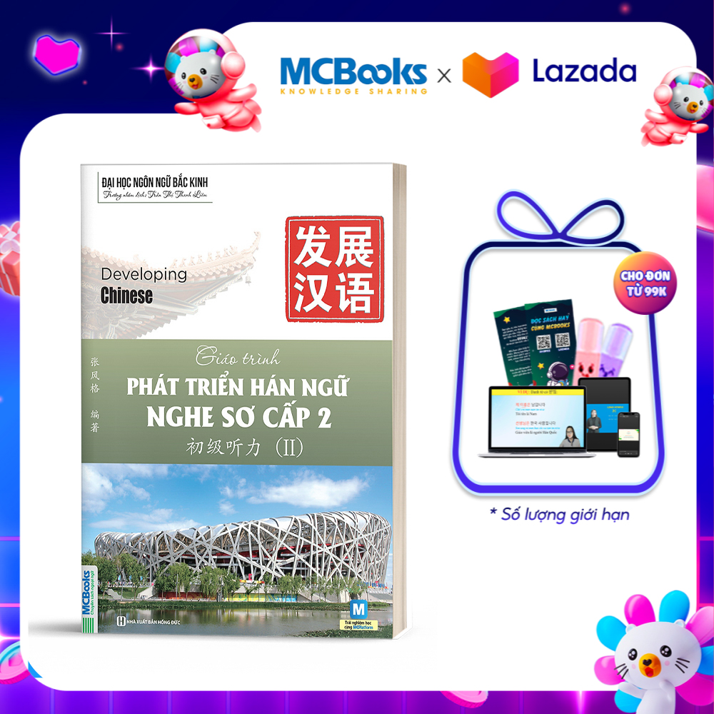 Giáo Trình Phát Triển Hán Ngữ Nghe Sơ Cấp 2 - Dành Cho Người Luyện Thi HSK - Học Kèm App Online
