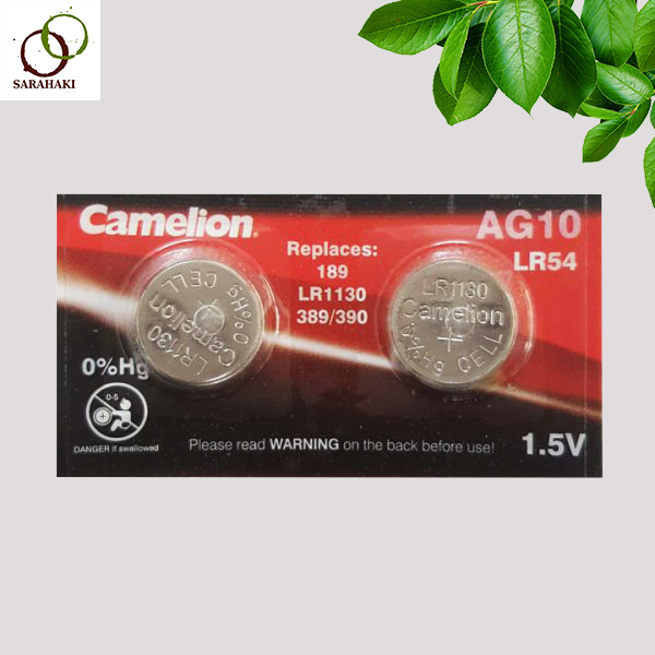 Combo 2 viên Pin AG10 Camelion Alkaline 1,5V chính hãng