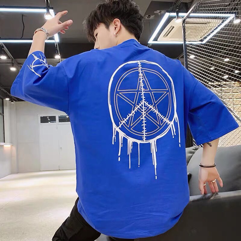 Áo Thun Mec Tay Lỡ Unisex, Áo Phông Nam Nữ Form Rộng Teen Fashion