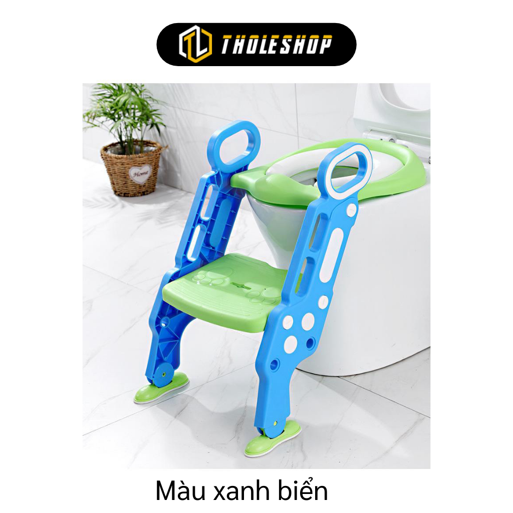 [hcm]dụng cụ thu nhỏ bồn cầu cho bé - bệ lót bồn cầu cho bé thiết kế hình cầu thang - bệ lót thu nhỏ bồn cầu - ghế bệ lót ngồi vệ sinh cho bé 5