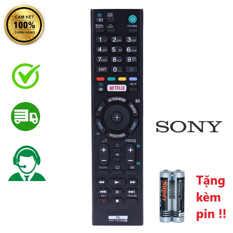 Điều khiển tivi sony smart rmt tx-200u