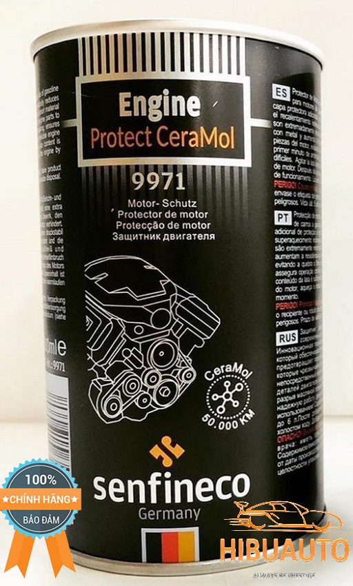 [HCM]Phụ Gia Động Cơ Với Chất Ceramol Senfineco 9971. Engine Protector CeraMol. tăng khả năng chống mài mòn của các bộ phận động cơ.