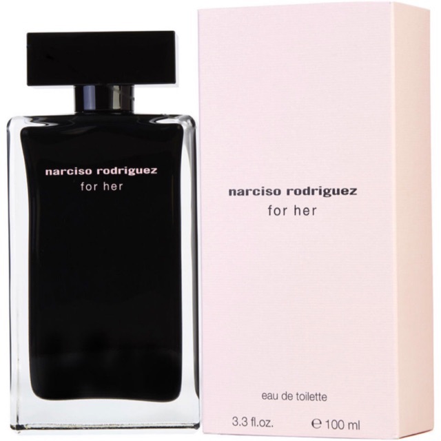 Nước hoa nữ narsicooooo vỏ hồng chai đen 100ml
