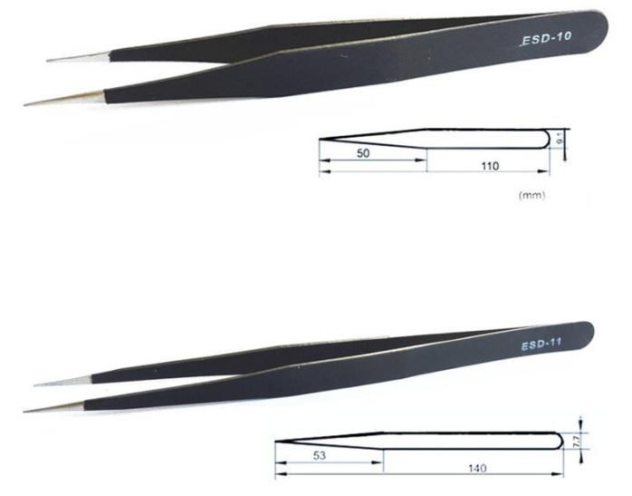 [HCM]Bộ 6 cây nhíp gắp đồ điện tử máy ảnh điện thoại máy tính cách điện cực tốt -V4