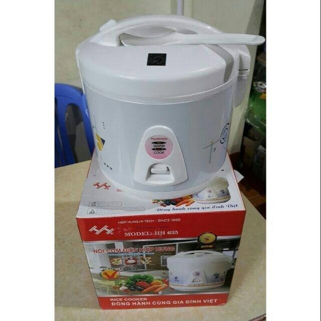 Nồi cơm điện hiệp hưng 1 lít nắp gài hh635 giảm 30k