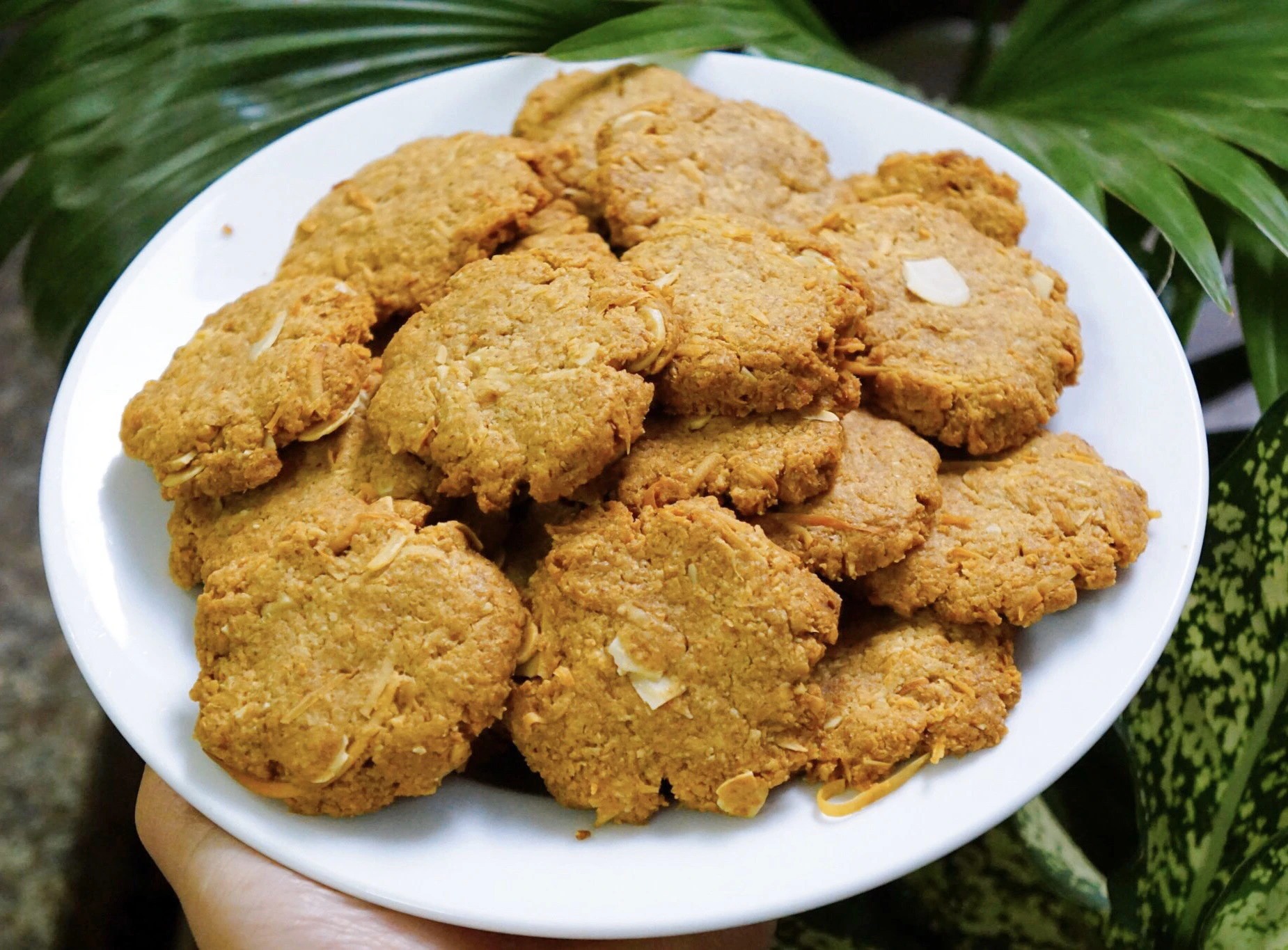 Bánh quy hạnh nhân vị dừa không đường Baker Baking hỗ trợ ăn kiêng