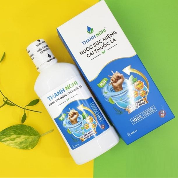 Nước súc miệng cai thuốc lá thuốc lào thảo dược cao cấp thanh nghị, Cai thuốc lá Thanh Nghị, hộp 400g, an toàn không mệt mỏi không tái nghiện - Hàng Chính Hãng Safety Mart Official