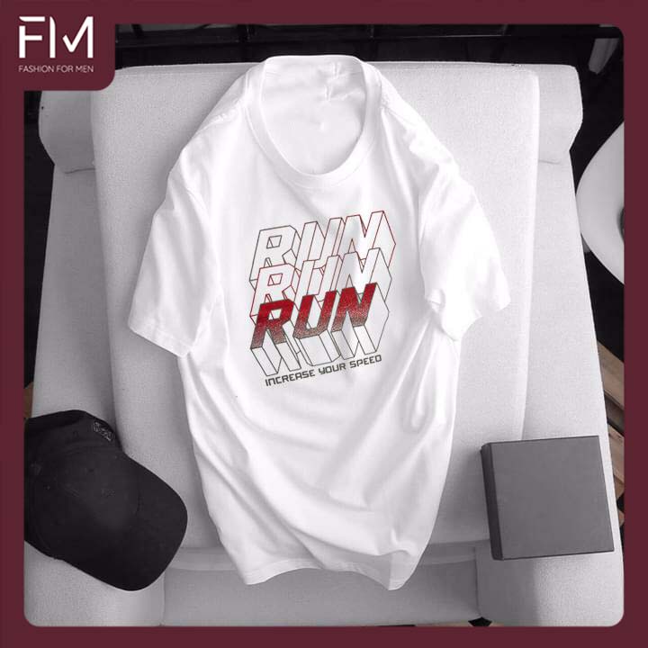 Áo thun nam cổ tròn run chất thun cotton mát mẻ - FORMEN SHOP - FMPS133