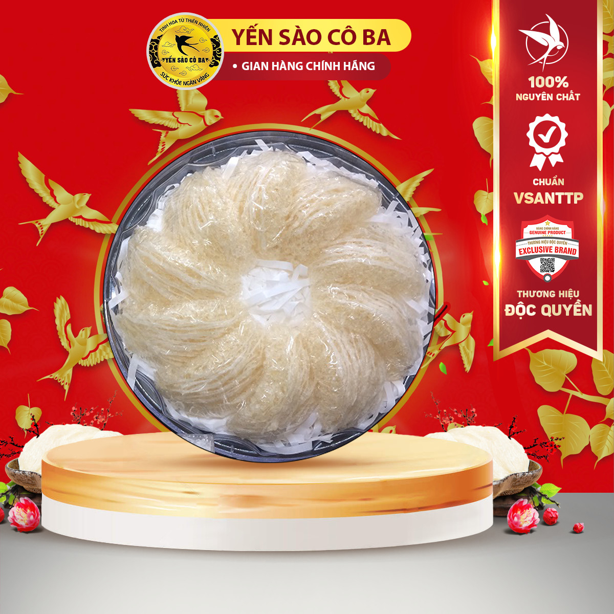 [HCM]Tổ Yến Tinh Chế Sợi Loại 2 50gr - 100gr + Quà Tặng ( Giá Sỉ )