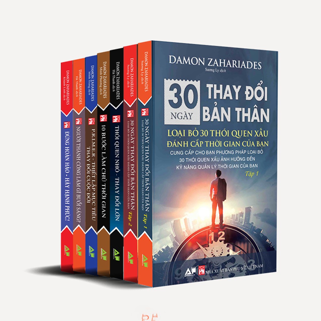 Bộ 7 Cuốn Sách - 30 Ngày Thay Đổi Bản Thân Làm Chủ Cuộc Sống Lẻ tùy chọn