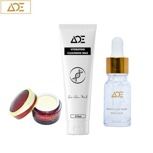 Combo kem mụn siêu tốc ACE 12g serum mụn 10ml và sữa rửa mặt 70ml