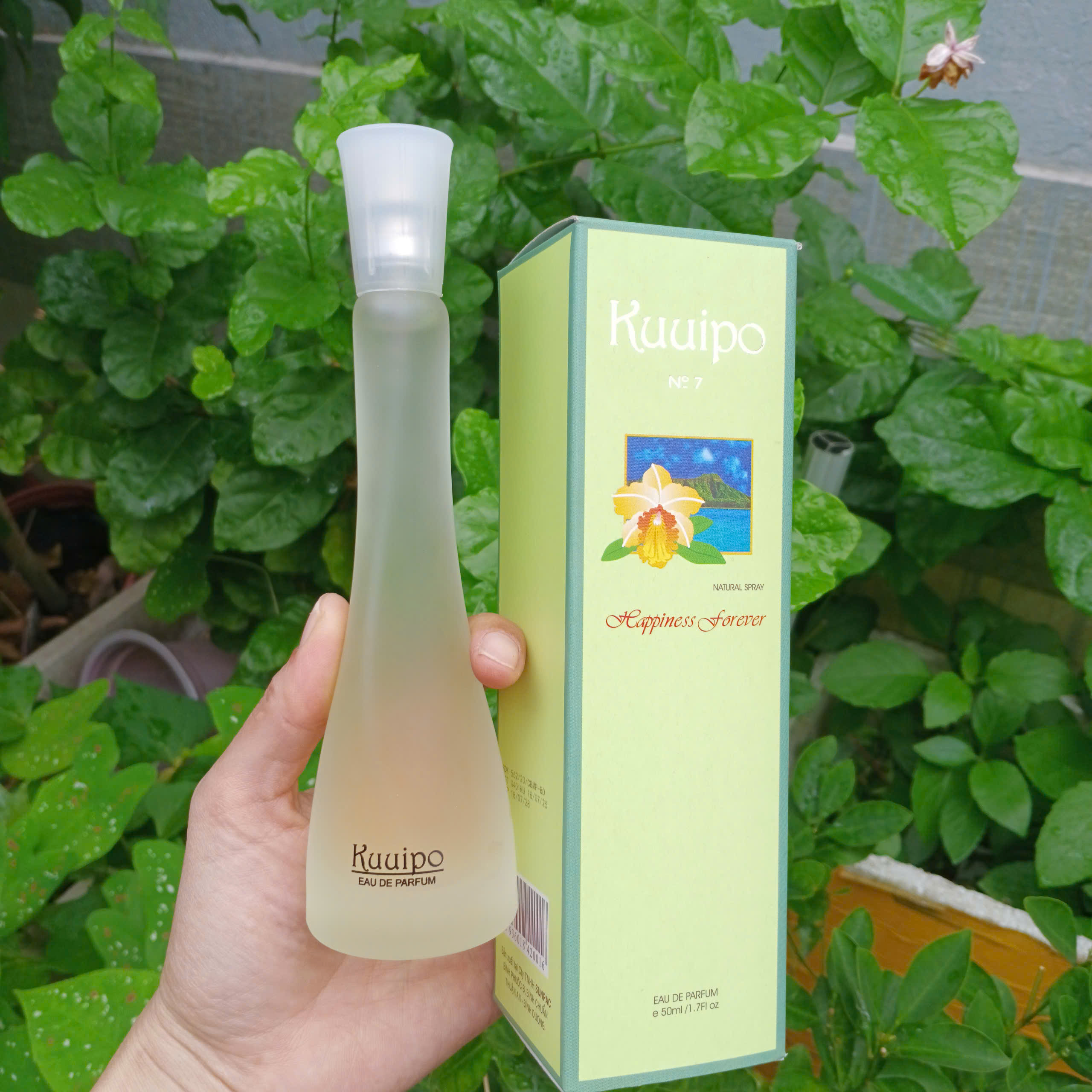 NƯỚC HOA KUUIPO HAPPINESS FOREVER EAU DE PARFUME THANH MÁT NHẸ DỊU LƯU HƯƠNG LÂU 50ML