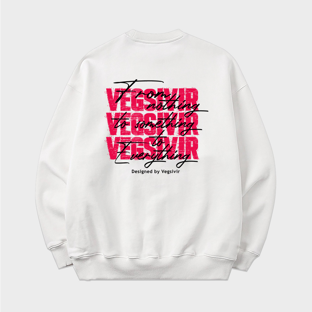 Áo sweater nỉ chân cua vegsivir - nothing