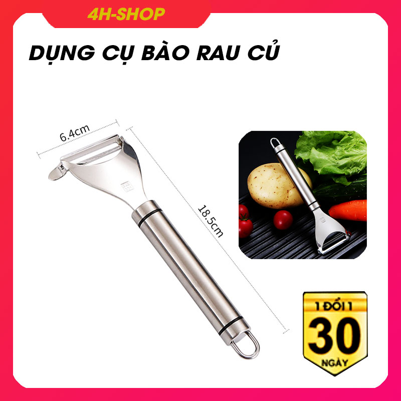 Dụng cụ bào gọt rau củ - thép không rỉ inox 304 full hộp
