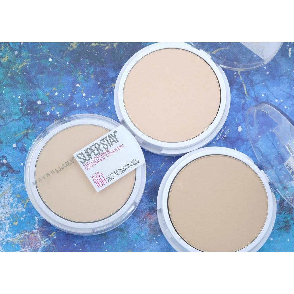 Phấn Nền 2 Tầng Có Gương Bông Phấn Maybeline Superstay Full Coverage Powder Foundation Up To 16H 6g