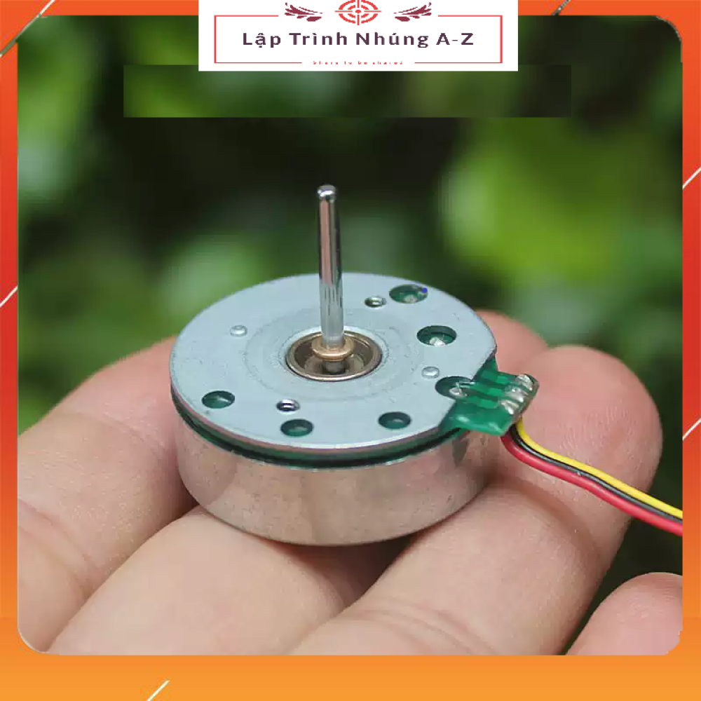 [Lập Trình Nhúng A-Z][G204] Động Cơ Không Chổi Than DC 3.7V - 12V