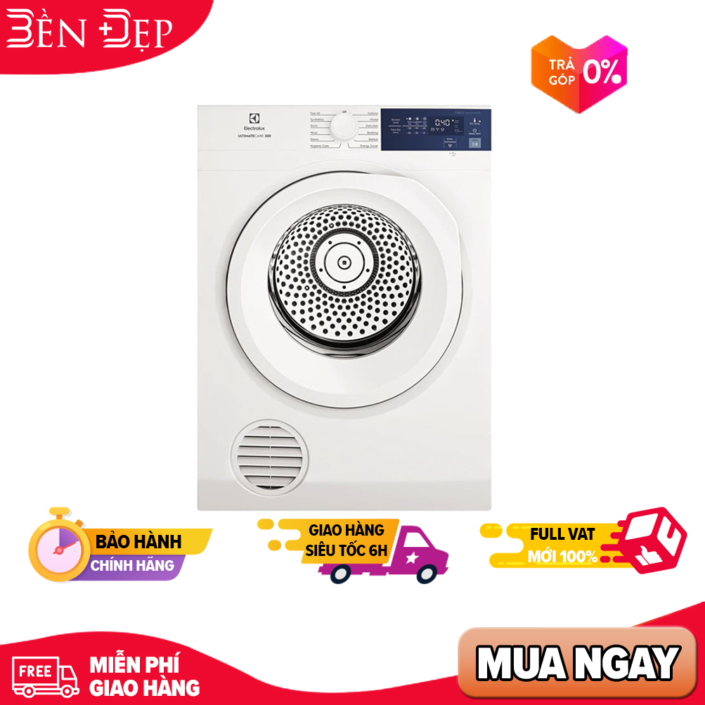 Máy sấy Electrolux EDV754H3WB 7.5 Kg Giá áp dụng giao tại HN HCM& các tỉnh liên hệ shop