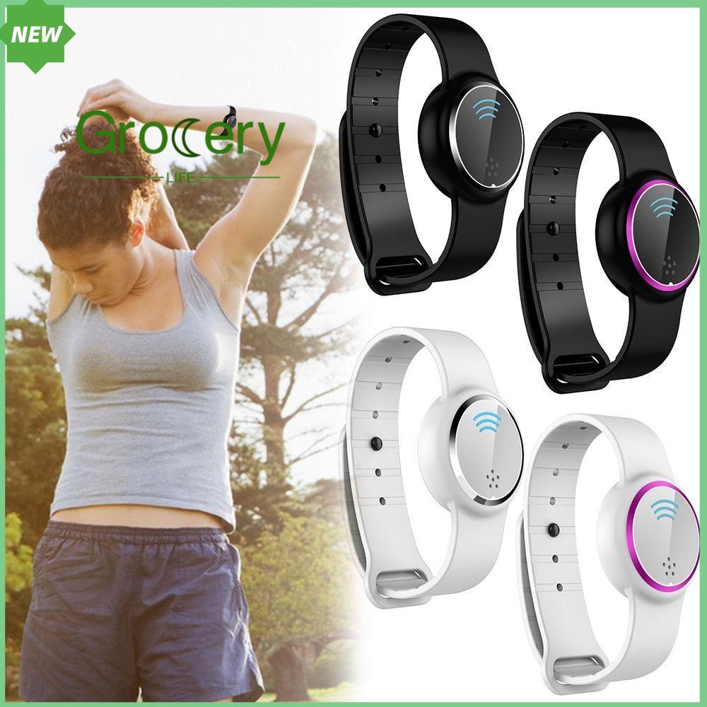 GROCERY LIFE Phổ thông Vòng đeo tay từ tính Siêu âm Kiểm soát côn trùng Dây đeo cổ tay chống muỗi cắn Công nghệ cao siêu âm Vòng đeo tay đuổi muỗi Đồng hồ đeo tay ngăn muỗi