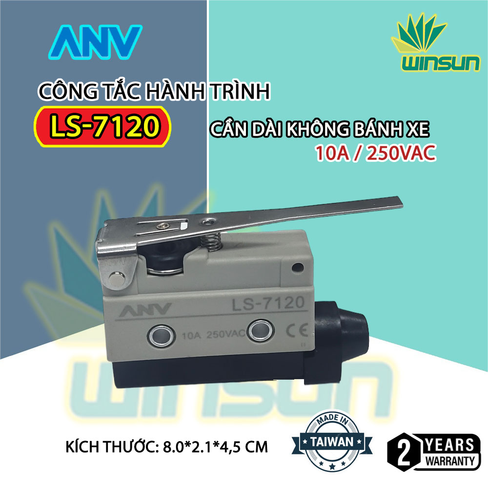Công tắc hành trình anv ls-7120 250vac-10a winsun