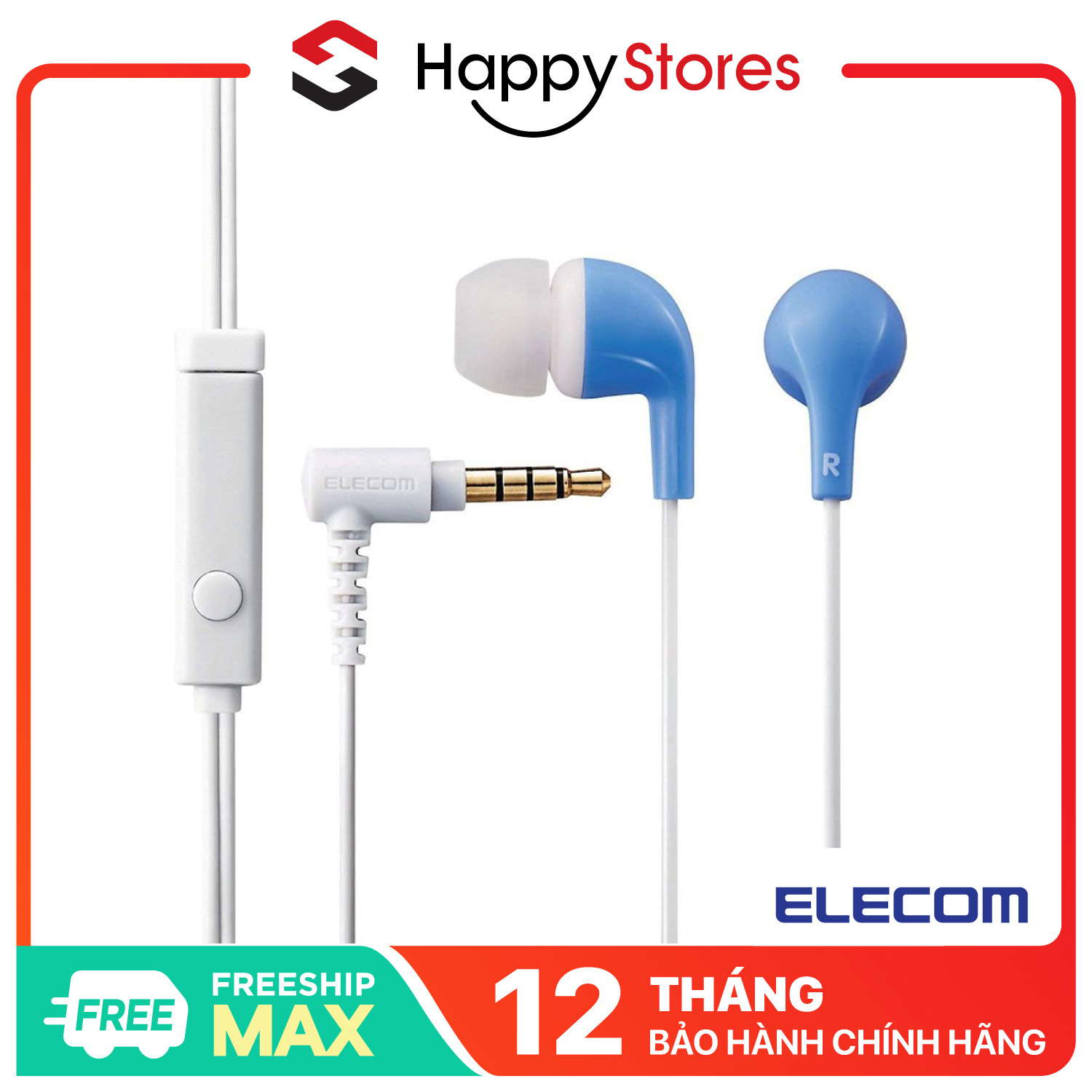 Tai nghe có mic elecom ehp-cn300m chính hãng
